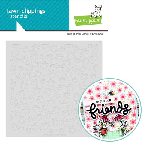 LAWN FAWN: Stencils | Spring Flowers