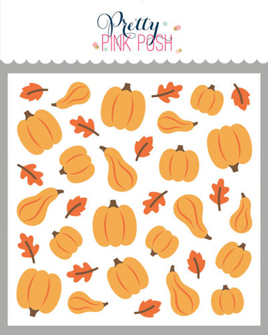 PRETTY PINK POSH: Autumn Harvest| Layered Stencil 3PK