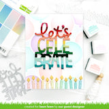 LAWN FAWN: Balloon Background | Layering Stencils