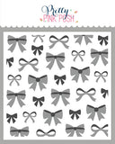 PRETTY PINK POSH: Bows | Layered Stencil 2PK