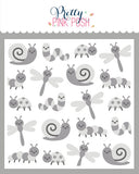 PRETTY PINK POSH: Layered Stencil 3PK | Bugs