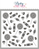 PRETTY PINK POSH: Candy Treats | Layered Stencil 4 PK