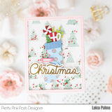 PRETTY PINK POSH: Merry Christmas Script | Hot Foil Plate