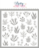 PRETTY PINK POSH: Coral | Layered Stencil 2 PK
