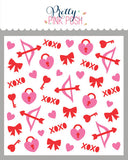 PRETTY PINK POSH: Cupid Items | Layered Stencil 2 PK