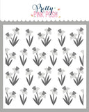 PRETTY PINK POSH: Daffodils | Layered Stencil 3 PK