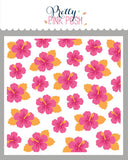 PRETTY PINK POSH: Layered Stencil 3PK | Hibiscus