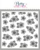 PRETTY PINK POSH: Layered Stencil 3PK | Hibiscus
