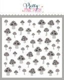 PRETTY PINK POSH: Mushrooms | Layered Stencil 3PK