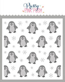 PRETTY PINK POSH: Penguins | Layered Stencil 3 PK