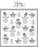 PRETTY PINK POSH: Snowman | Layered Stencil 3PK