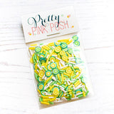PRETTY PINK POSH:  Clay Confetti | Lemon Lime