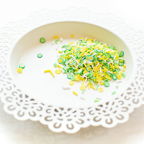 PRETTY PINK POSH:  Clay Confetti | Lemon Lime
