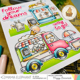 MAMA ELEPHANT: Little Agenda Ice Cream | Stamp and Creative Cuts Bundle