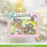 LAWN FAWN: Little Woodland Library | Stamp, Coloring Stencil & Die Bundle