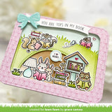 LAWN FAWN: Little Woodland Library | Stamp, Coloring Stencil & Die Bundle