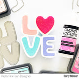 PRETTY PINK POSH: Love Word Shaker | Die