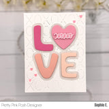 PRETTY PINK POSH: Valentine Greetings | Stamp & Die Bundle