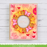 LAWN FAWN: Lawn Cuts Die | Magic Iris Butterfly Wreath Add-on