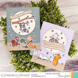 MAMA ELEPHANT: Falling Leaves | Stamp & Creative Cuts Bundle
