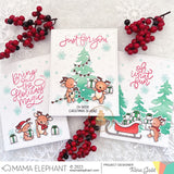 MAMA ELEPHANT: Holly's Reindeer | Stamp and Creative Cuts Bundle