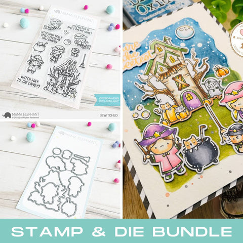 MAMA ELEPHANT: Bewitched | Stamp and Creative Cuts Bundle