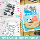 MAMA ELEPHANT: Handle With Care | Stamp and Creative Cuts Bundle