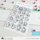 MAMA ELEPHANT: Little Elephant Agenda | Stamp and Creative Cuts Bundle