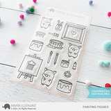 MAMA ELEPHANT: Painting Piggies | Stamp and Creative Cuts Bundle
