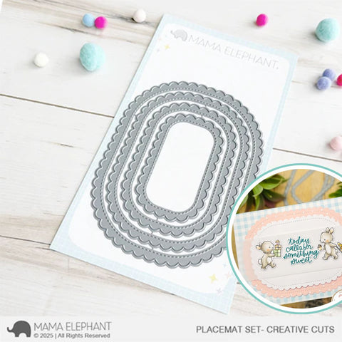 MAMA ELEPHANT: Placemat Set | Creative Cuts
