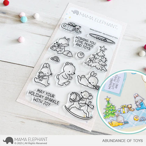 MAMA ELEPHANT: Abundance of Toys | Stamp