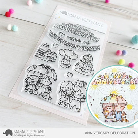 MAMA ELEPHANT: Anniversary Celebration | Stamp