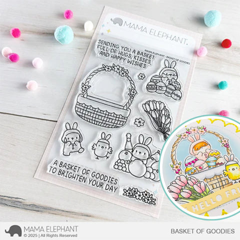 MAMA ELEPHANT: Basket of Goodies | Stamp