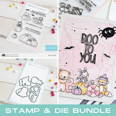 MAMA ELEPHANT: Stamp & Die Bundle | Boo Crew