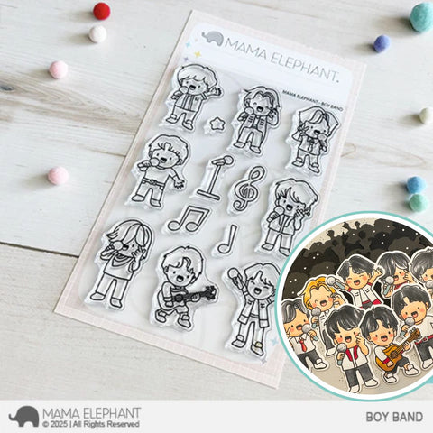 MAMA ELEPHANT: Boy Band | Stamp