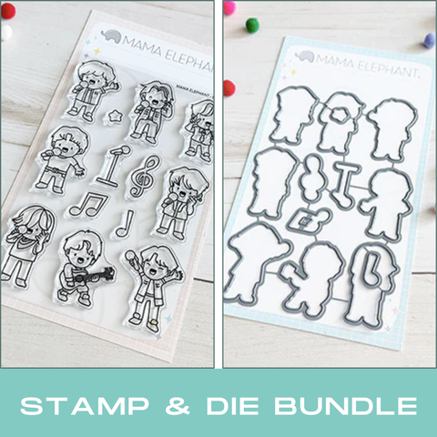 MAMA ELEPHANT: Boy Band | Stamp & Die Bundle