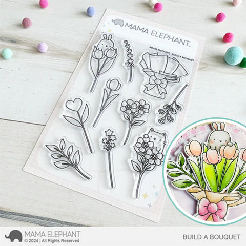 MAMA ELEPHANT: Build a Bouquet | Stamp