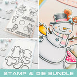 MAMA ELEPHANT: Build a Snowman | Stamp and Creative Cuts Bundle