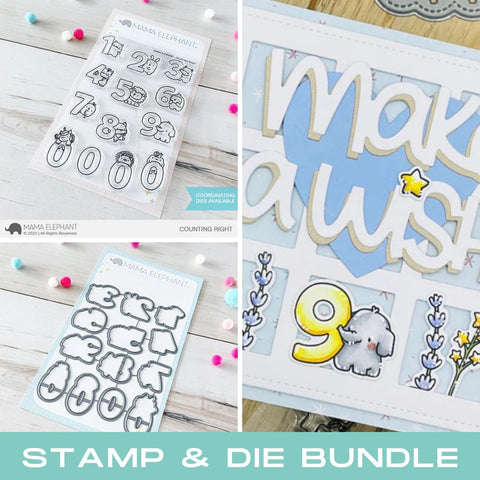 MAMA ELEPHANT: Counting Right | Stamp and Creative Cuts Bundle