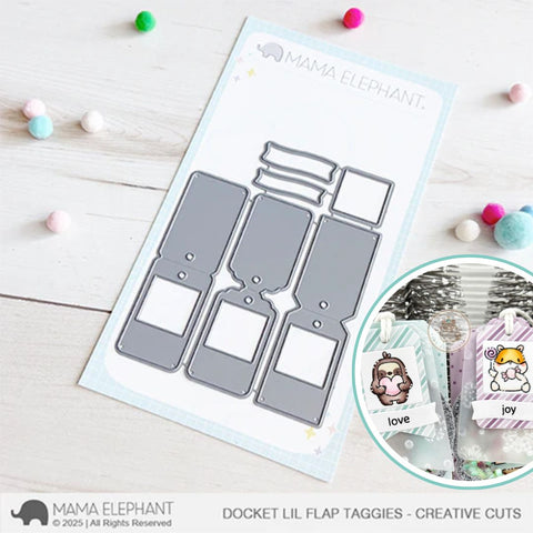 MAMA ELEPHANT: Docket Lil Flap Taggies | Creative Cuts