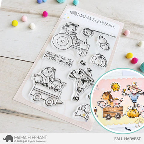 MAMA ELEPHANT: Stamp | Fall Harvest