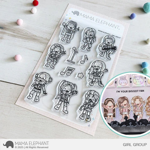 MAMA ELEPHANT: Girl Group | Stamp