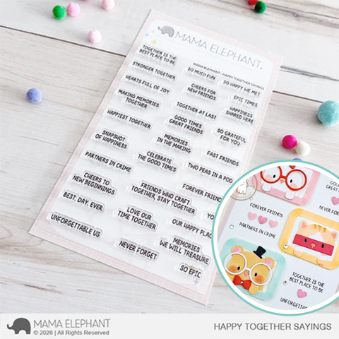 MAMA ELEPHANT: Stamp | Happy Together