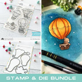 MAMA ELEPHANT:  Hot Air Balloon | Stamp and Creative Cuts Bundle (S)