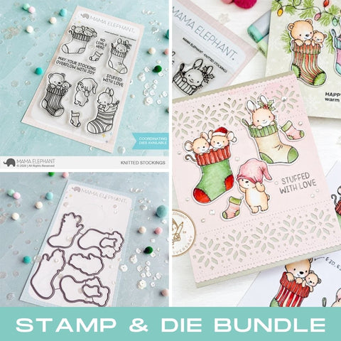 MAMA ELEPHANT: Stamp & Die Bundle | Knitted Stockings