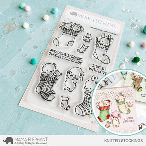 MAMA ELEPHANT: Stamp | Knitted Stockings