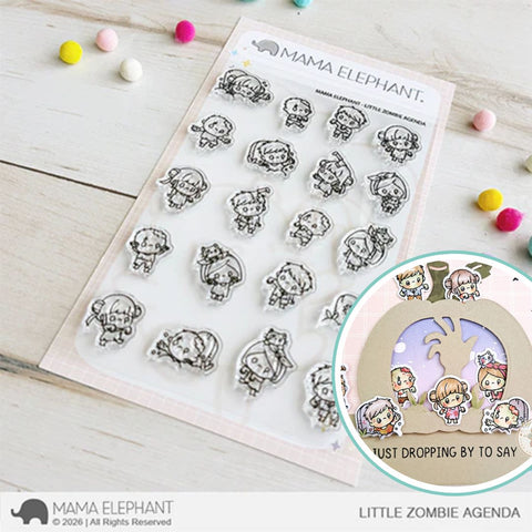 MAMA ELEPHANT: Stamp | Little Zombie Agenda