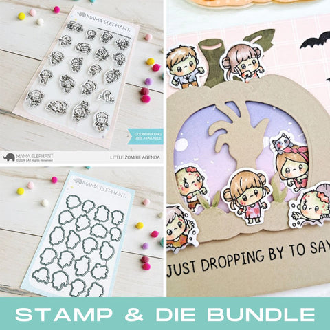 MAMA ELEPHANT: Stamp & Die Bundle | Little Zombie Agenda