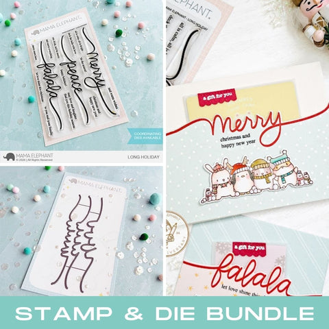 MAMA ELEPHANT: Stamp & Die Bundle | Long Holiday