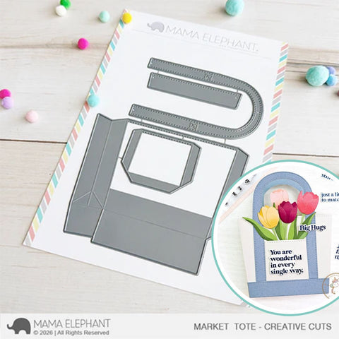 MAMA ELEPHANT: Die | Market Tote